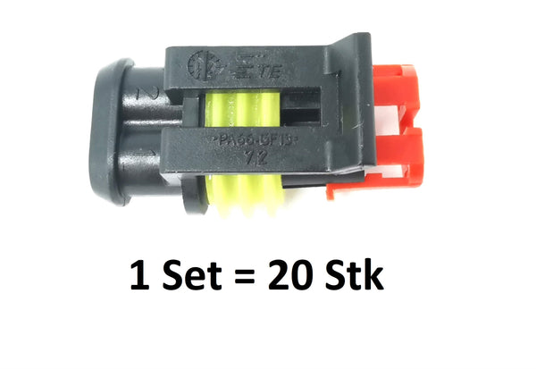 282080-1 - TE Steckhülsengehäuse IP67 2pol ; AMP SUPERSEAL 1.5 2P
