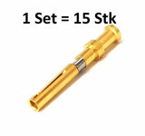 09150006223 -  HARTING D-Crimpkontakt Kontaktbuchse (F) 0,5mm²  gold