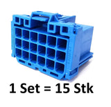 6-968974-1 - TE Steckhülsengehäuse Blau 18pol Raster : 5 mm