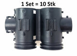 9806136 SCHLEMMER T-Verteiler Form B NW 17-10-17 schwarz