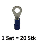 42028 - Weitkowitz Quetschkabelschuh blau M10 / 2,5mm - 1 SET