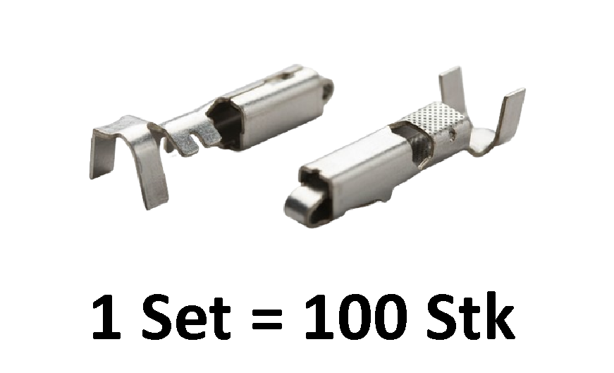 APTIV, Delphi, 12129493, Metri-Pack 280, MP280, Buchsenkontakt, 2.8mm Flachstecker, 30A Kontakt, 3mm2 Kabel, Automotive Terminal.