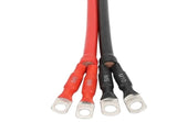 Batteriekabel 50mm² Rot/Schwarz H07V-K / FLY m. Kabelschuh M6-M12, wählbar