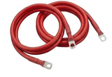 Batteriekabel 50mm² Rot/Schwarz H07V-K / FLY m. Kabelschuh M6-M12, wählbar