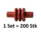 LEAR, 16237.627.626, Blindstopfen, Cavity Plug, Dichtstopfen, Silikonstopfen Blau, LEAR AFK, LEAR MDK, Wasserdichte Stecker, KFZ Elektrik Schutz.