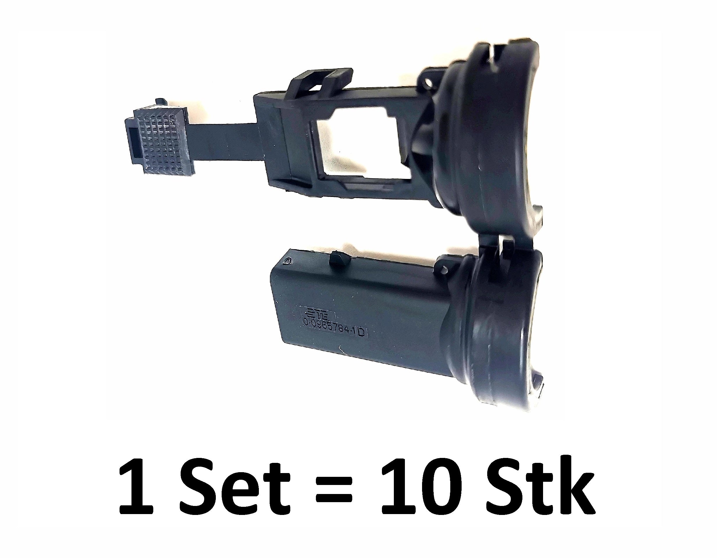 TE Connectivity, 1-965784-1, 965784-1, Tüllengehäuse, Abdeckkappe 180 Grad, JPT Kappe, Junior Power Timer Zubehör, Kabelabgang, Automotive Stecker Schutz.