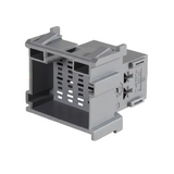 TE Connectivity, 1-967628-6, MQS, Micro Quadlok System, 15-polig, 15-way, Steckergehäuse, Tab Housing, Grau, Grey, Automotive, Signalstecker