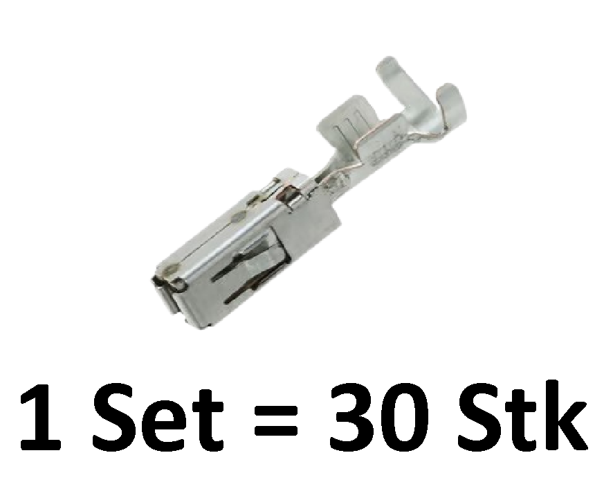 TE Connectivity, 1241396-1, MCP 2.8, Buchsenkontakt, 2.8mm Flachsteckhülse, 2.5mm2, Automotive Terminal, Multiple Contact Point, KFZ Kontakt.