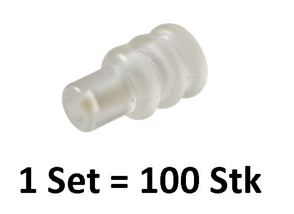 TE Connectivity, 1394132-1, Blindstopfen, Sealing Plug, Cavity Plug, 3.6mm Stopfen, JPT Dichtung, MCP 2.8 Abdichtung, Automotive IP67.