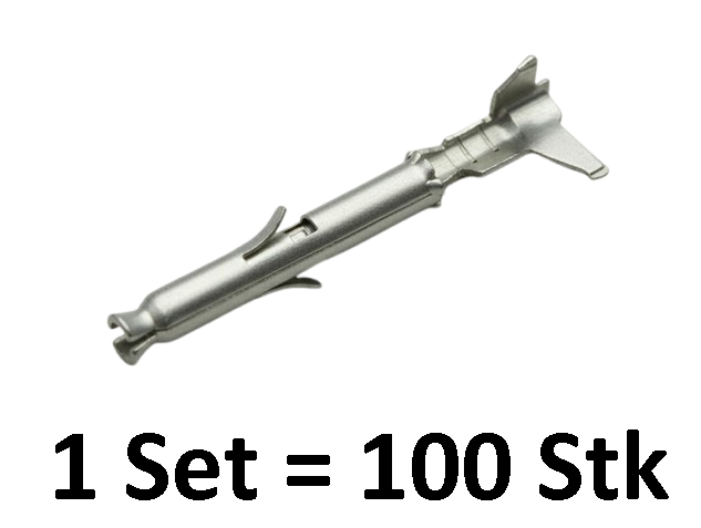 TE Connectivity, 170362-1, Rundsteckhülse, 2.5mm, Socket Contact, verzinnt, Crimpkontakt, Terminal, Signalübertragung, Automotive, Rundstecksystem