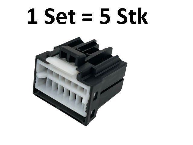 TE Connectivity, 175966-2, Multilock 040, Mark II, 16-polig, Buchsengehäuse, Receptacle Housing, Automotive Stecker, Signalstecker, .040 System, 16-way connector