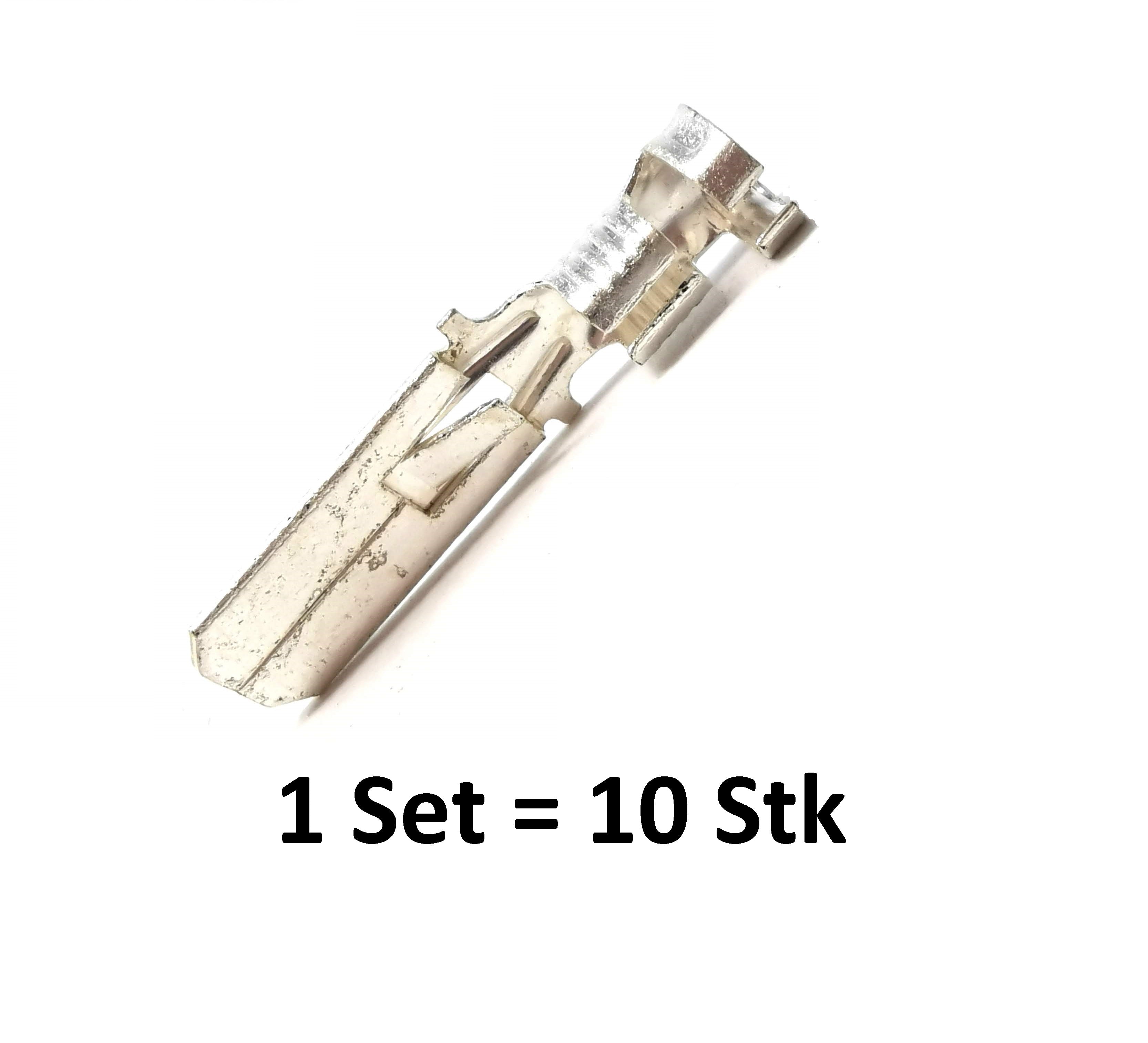 TE Connectivity, 180409-6, Flachstecker, FASTIN-FASTON, 250 series, versilbert, 6.35mm Tab, 4-6mm2, Crimpkontakt, Quick Disconnect, Power-Verbindung, Industrietechnik
