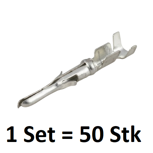 TE Connectivity, 183024-1, AMP Superseal 1.5, Kontaktstift, Tab Contact, Stiftkontakt, 1.0-1.5mm2, verzinnt, Crimpkontakt, Automotive, Steckverbinder, Terminal