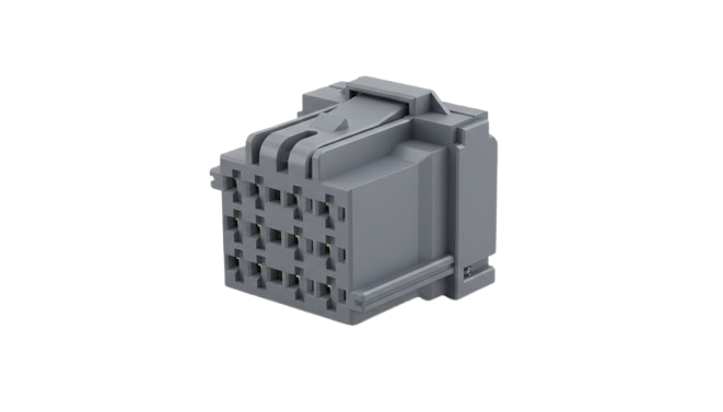 TE Connectivity, 8-968972-2, MQS Gehäuse, 12-polig, Buchsengehäuse, Kodierung B, Blau, Micro Quadlok System, Automotive Connector.