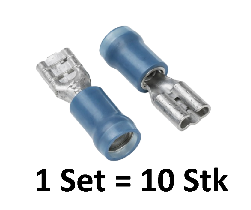 TE Connectivity, 9-160479-2, FASTIN-FASTON, 4.8mm Flachsteckhülse, 2.5mm2, Gehäusekontakt, Rastzunge, verzinnt, FF 187, Crimpterminal.