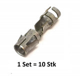 TE Connectivity, 925661-1, Buchsenkontakt, .140 MATE-N-LOK, Crimpkontakt, verzinnt, Power-Steckverbinder, 20-14 AWG, Elektronikbauteile, Industriestandard, Kabelkonfektion