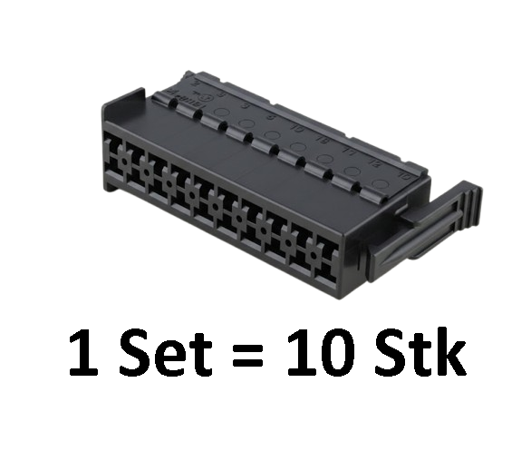 TE Connectivity, 929504-6, 18-polig, Buchsengehäuse, Micro-Timer, Automotive Stecker, Grün, Signalstecker, Kabelbaumgehäuse, Steckhülsengehäuse