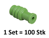 967067-1 - TE DICHTUNG EINZELADER 4,10MM 1,40-2,10MM MQL, D88  grün - Pro 1 Set