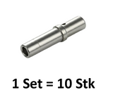 TE Connectivity, DEUTSCH, 0462-201-16141, Buchsenkontakt, Größe 16, Gedreht, Nickel, Solid Contact, DT-Stecker Kontakt, B19.