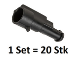 TE Connectivity, 282103-1, AMP Superseal, 1-polig, 1-way, IP67, wasserdicht, Steckergehäuse, Tab Housing, Automotive, Sensoranschluss, Einzelverbindung