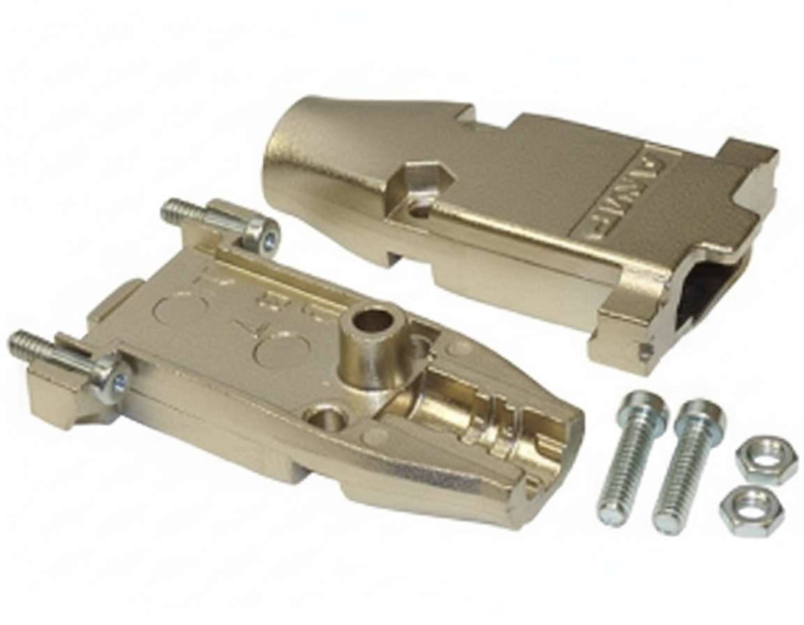 TE Connectivity, 5745171-1, AMP, SUB-D, D-Sub, Gehäuse, 9-polig, 9 Pin, Steckverbinder, Data Connector, RS-232, CAN-Bus, Steckergehäuse, Industrieelektronik