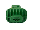 TE Connectivity, 3-1703843-1, HDSCS, 3-polig, Stiftgehäuse, Kodierung C, Grün, AMP MCP 1.5K, Wasserdicht, Off-Road Stecker.