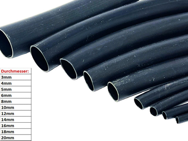 Isolierschlauch PVC Kabel Schutz Schlauch METERWARE - 6mm